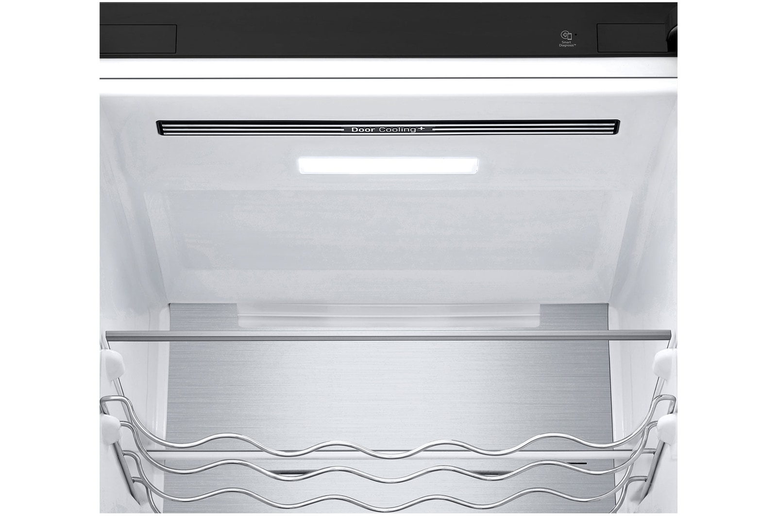 LG 387L ThinQ™ Kombinovaná chladnička, Černá/šedá, GBV5250CEP
